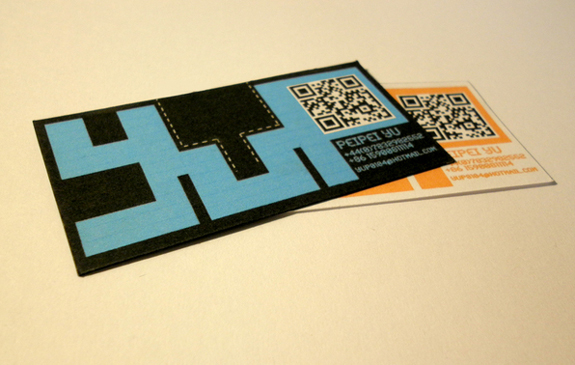 QR Code Business Card Design Ideas