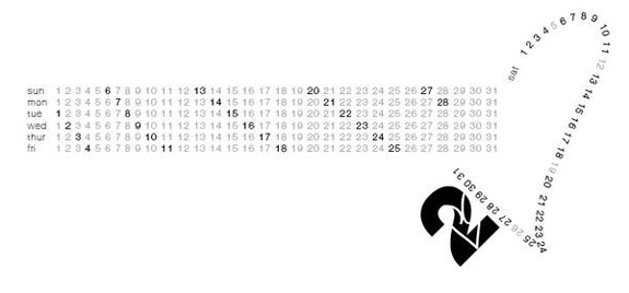 Minimal Calendar Design