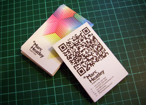 QR Code Business Card Design Ideas
