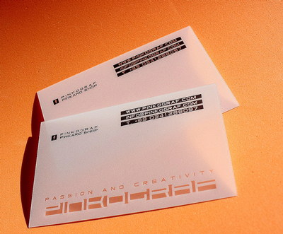 Transparent Business Card Design Ideas